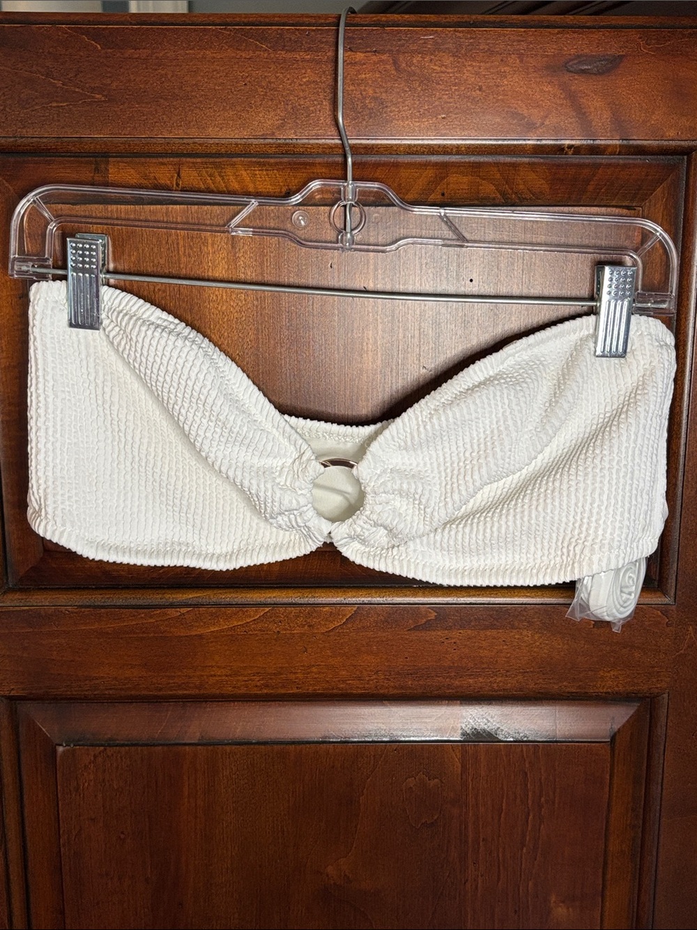 Aerie Crinkle Ring Bandeau  Bikini Top